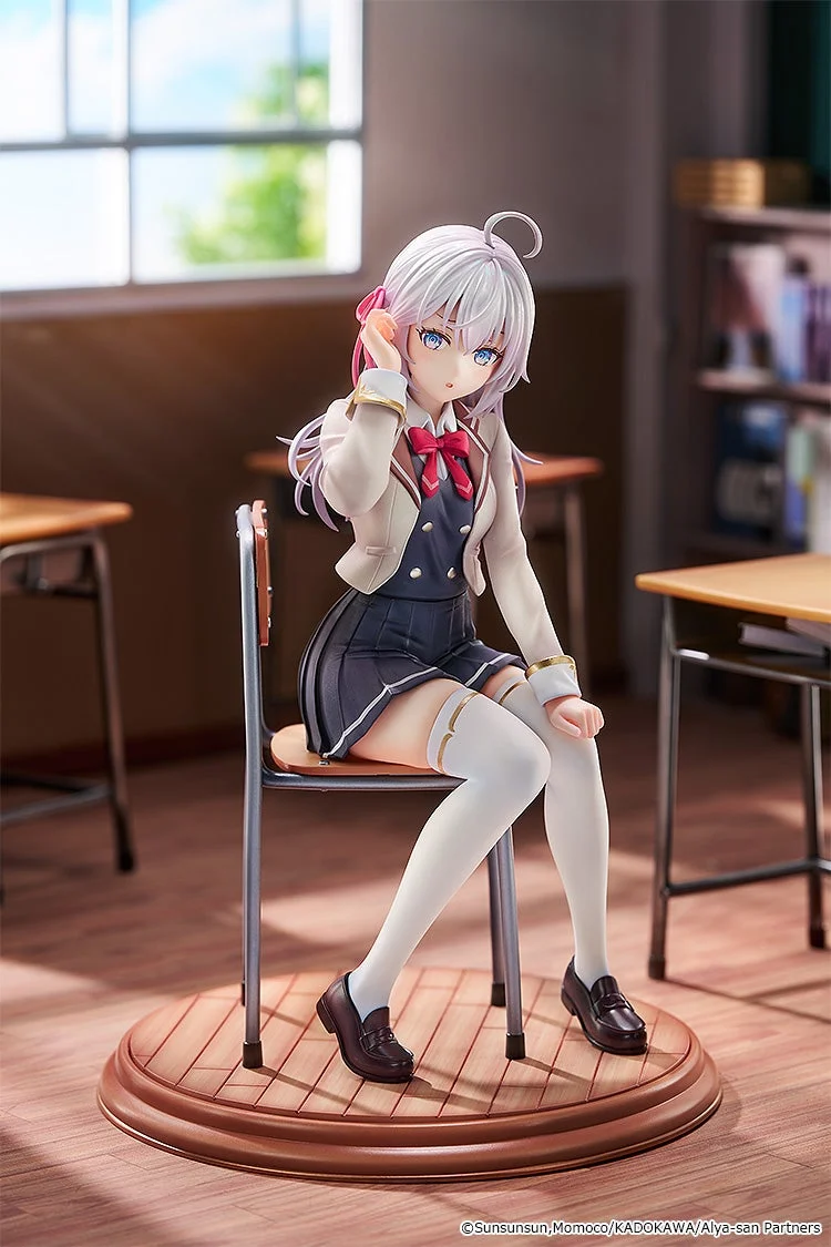 Figurine Alisa Mikhailovna Kujou Ver. School Uniform de Alya Sometimes Hides Her Feelings in Russian par Good Smile Arts Shanghai